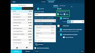 Duet POS System - Creating a Discount