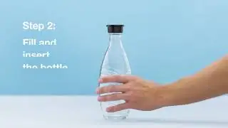 SodaStream Aqua Fizz Sparkling Water Machine (Black) with Co2 & Glass Carafes