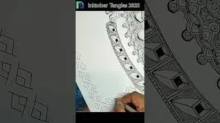 Day20 ~ Inktober Tangles 2025 ~ 'Kangular'