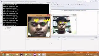 Eye detection, Eye center/cornea tracking using OpenCV