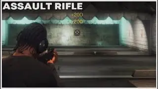 Grand Theft Auto V: Shooting Range Assault Rifle Challenges All Gold Medals