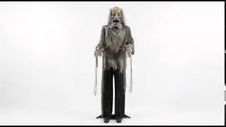 Animated Lifesize Zombie Halloween Prop