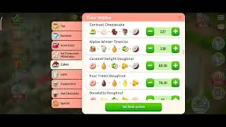 My cafe level 48 all cakes recipes