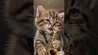 🎷 Midnight Jazz Soul, Cute Little Animal Saxophone Performance | 深夜爵士靈魂 可愛小動物的薩克斯風演奏時刻 🎶✨