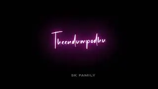 📍Kadhal Kaditham Song 💌WhatsApp status 🖤 Black screen 📺