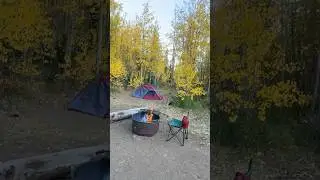 Clear creek campground, Georgetown CO #colorado #mountains #fall #colors #camping #breakfast #yew