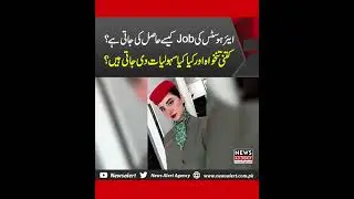 Air Hostess Ki Job Kesy Hasil Ki Jati Hai? Salary Kitni Hoti Ha? | News Alert