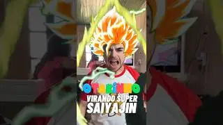 OTAKINHO VIRANDO SUPER SAIYAJIN #Shorts #terabox