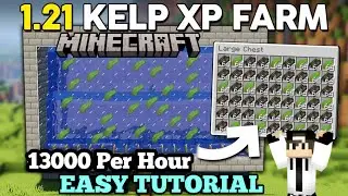ZERO TICK KELP FARM ✅ IN MINECRAFT PE 1.21+ | UNLIMITED KELP