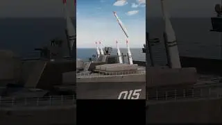 DF-21DE Missile Launching 🔥 in Modern Warships | #shorts