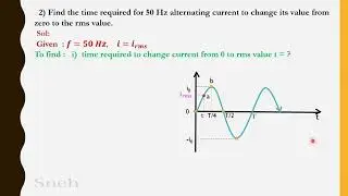 A C Circuits 12 : Numericals