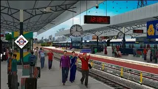 All Realistic Trains Run At Curve Branches ❌️Railroad Tracks | train videos | railway | lhb coach 