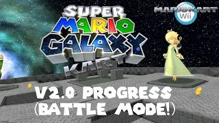 Super Mario Galaxy Kart Wii (Mario Kart Wii Texture Pack): V2.0 Progress (Battle Mode!)