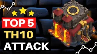 TOP 5 TH10 ATTACK STRATEGY 2020 | 3 Star MAX TH10 War Base | Clash of Clans
