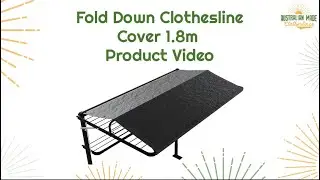 Fold Down Clothesline Cover 1.8m Product Video - Australian Made Clothesline