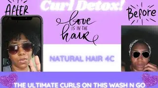 Chile Braids Out|Curl Detox|Natural 4c Hair|Soultanicals| BomB Wash n Go!! Check it out😎