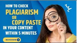How to Check Plagiarism Online Free Within 2 Minutes| Find  Copy Paste |2022