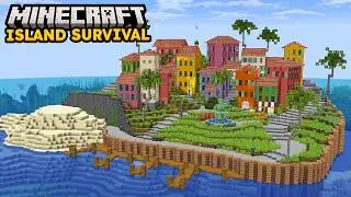 I Built an Italian City in Minecraft Island Survival