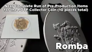 STAR WARS: The Power of the Force (1984) - Romba Prototype Collector Coin -10 PRODUCTION ITEMS!