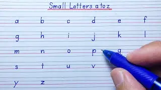 chhoti abcd | chhota abcd | How to write small letters a to z | English alphabets a to z | abc |abcd