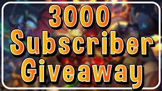 3000 Subscriber Giveaway!! EZ & FREE to enter | Hearthstone Mercenaries |