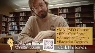 Pastoral Ministry student shares his experience at Oak Hills Christian College.