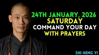[SATURDAY, 24TH JANUARY] START YOUR MORNING WITH PRAYER | SPIRITUAL PRAYER BY Shi Heng Yi
