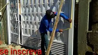 como colocar um portão basculante
