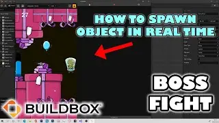 How to Spawning Object in real time in Buildbox |  Boss Fight