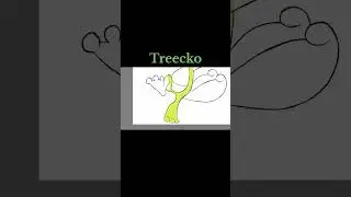 Treecko from Pokemon. #art #fanart #anime #pokemon #treecko