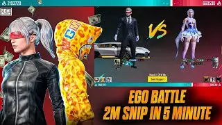 2M SNIP IN LAST 5 MINUTE BGMI POPULARITY BATTLE EGO BATTLE 
