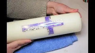 Make candles yourself DIY memorial candle