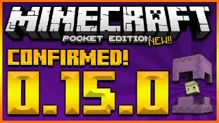 ★MINECRAFT POCKET EDITION 0.15.0 - UPDATE NEW BIOMES, RESOURCE PACKS, SHULKER & MORE (MCPE 0.15.0)★