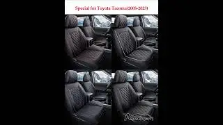 Custom Fit Car Seat Covers Full Set For Toyota Tacoma (2005-2023)