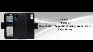 navor Detachable Magnetic Wallet Case Compatible for iPhone XR 6.1'' [Vajio Series]