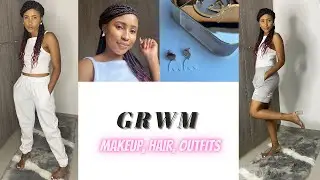 GRWM:Makeup,Outfit,Hair | Thembeka Kgasi | South African YouTuber