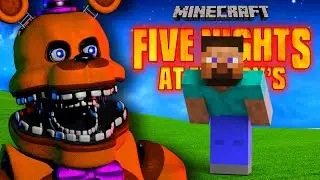 FIVE NIGHTS at FREDBEARS FAMILY DINER in MINECRAFT!!!