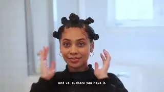 How to Pre-Poo, Detangle and Refresh Curls - Bantu Knot Tutorial with Naturally Curly Brush!