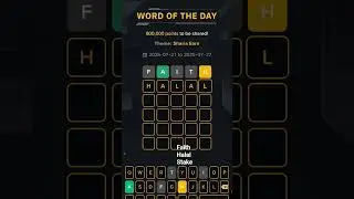 Binance word of day 5 letter theme Sharia Earn #wordoftheday #binance #binancewotd