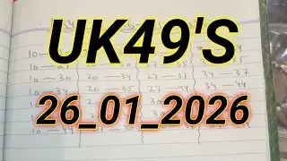 Uk49 Lunchtime and Teatime Prediction 26-01-2026,