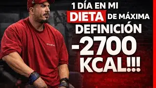 ASÍ ES LA DIETA QUE ME PONE RAÚL CARRASCO A POCO DE COMPETIR 