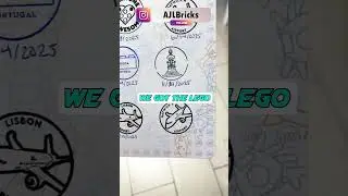 Episode 21 of Lego Stamp Passport Adventures | Gatwick South Terminal Airport | We got SEVEN stamps!