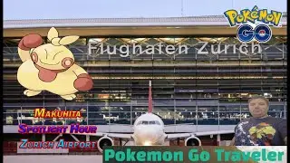PGT Traveler - Good Shiny Spotlight Hour Makuhita in Z&uuml;rich Airport, Switzerland...