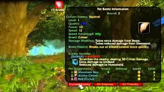 New WoW MoP pet battle in game guide features