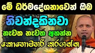 මේ දේශනාව ගැඹුරුයි.නමුත් නැවත නැවත අහන්න ඔබට නිවන්දකින්න පුලුවන් | Hasalaka Seelavimala Thero 
