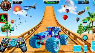 Monster Truck stunts Racing Game: Sky-High Stunts! 🚗 For Toddlers#truckgame