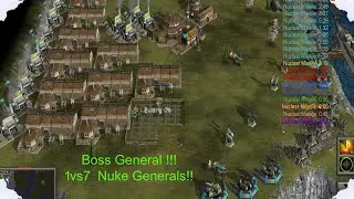 Босс-генерал 1 против 7 ядерных генералов. (Big Game Hunters V2)