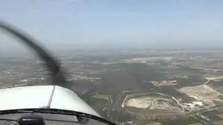 Anflug auf Nimes Garons