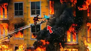 25 Pure Chaos Firefighter Saves Caught on Helmet Cam | Firefighter Helmet Cam POV