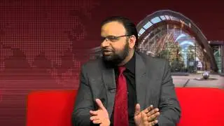 Jawaid Qazi with Jawed Akhtar (IT Professional) in Aaj Ka Sabrang on Sheffield Live TV
